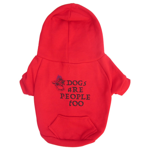 DOGS ARE PEOPLE TOO - Dog's Fleece Zip Hoodie