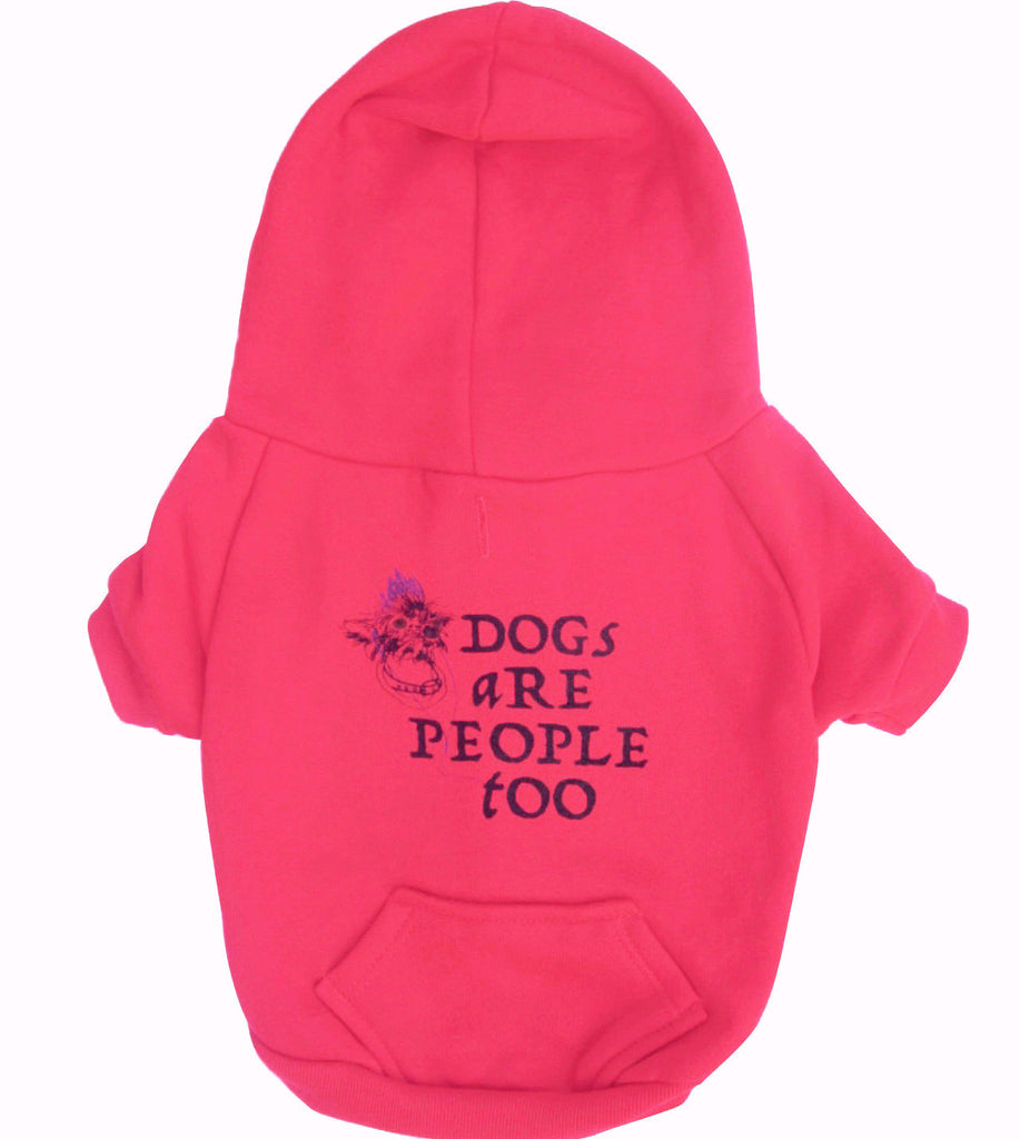 DOGS ARE PEOPLE TOO - Dog's Fleece Zip Hoodie