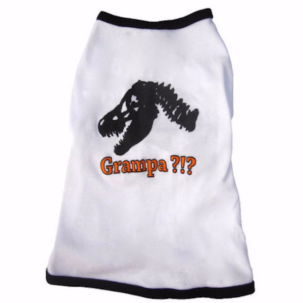 Grampa?!? - Dog's Cotton T-shirt