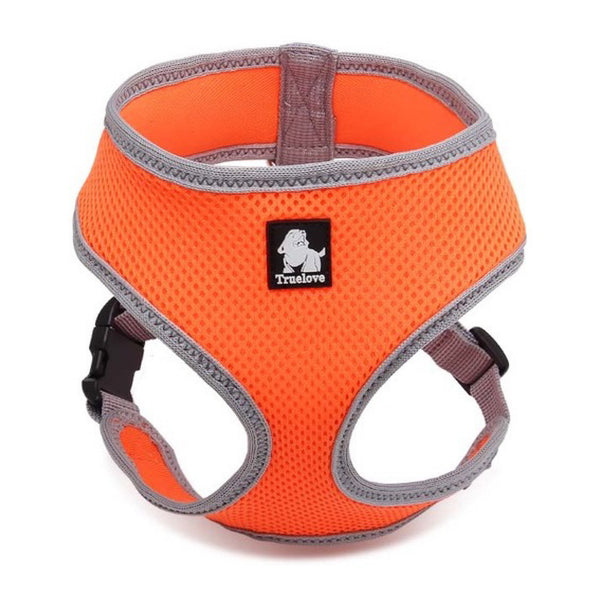 Extra soft and comfortable Dog or Cat Harness - Breathable Mesh Nylon, Extra Soft with Escape-proof buckle for Small Breeds; doesn't put pressure on the neck.