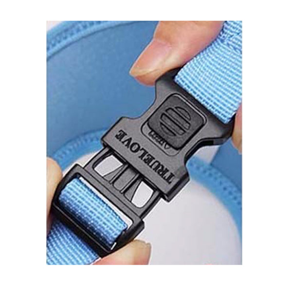 Extra soft and comfortable Dog or Cat Harness - Breathable Mesh Nylon, Extra Soft with Escape-proof buckle for Small Breeds; doesn't put pressure on the neck.