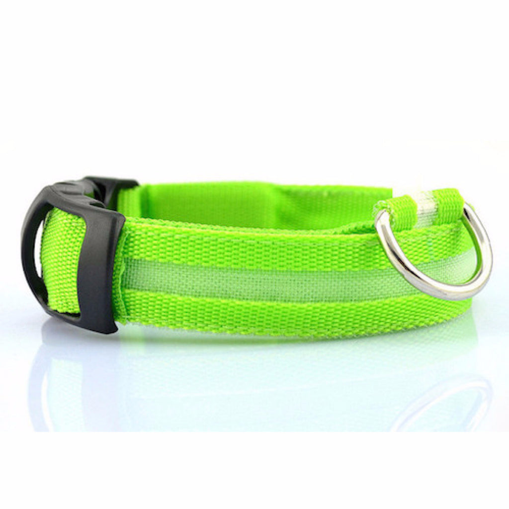 LED Glow Adjustable Dog Cat Collar for night visibility to keep your pet safe from oncoming cars, bicyclists, pedestrians and any outdoor activities. Orange LED collar makes Halloween fun for your Dog!