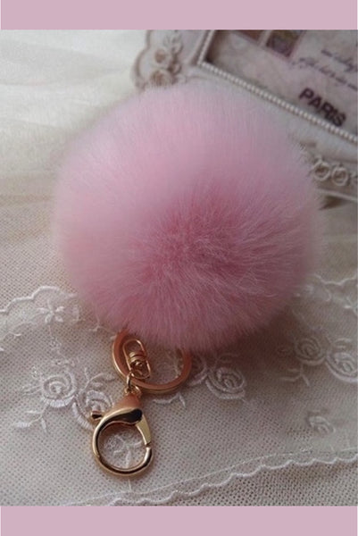 Pom Pom Keychain