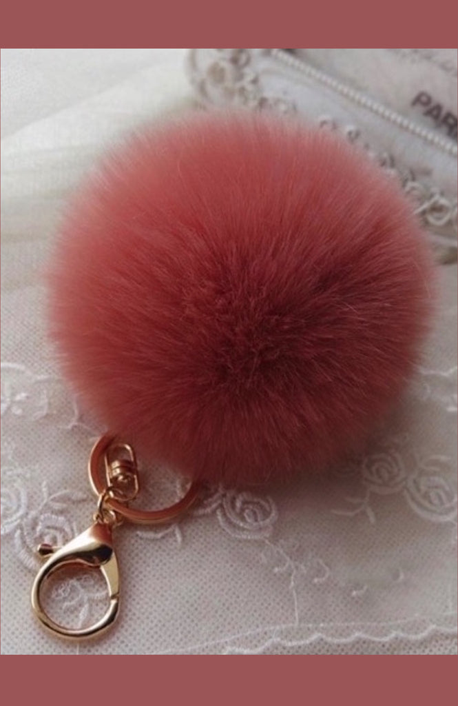 Pom Pom Keychain