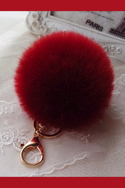 Pom Pom Keychain