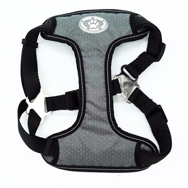 Well-constructed dog cat harness is made of premium quality, weatherproof materials and durable hardware. Safe, comfortable, convenient and durable for walking, running, hiking and riding in vehicles.