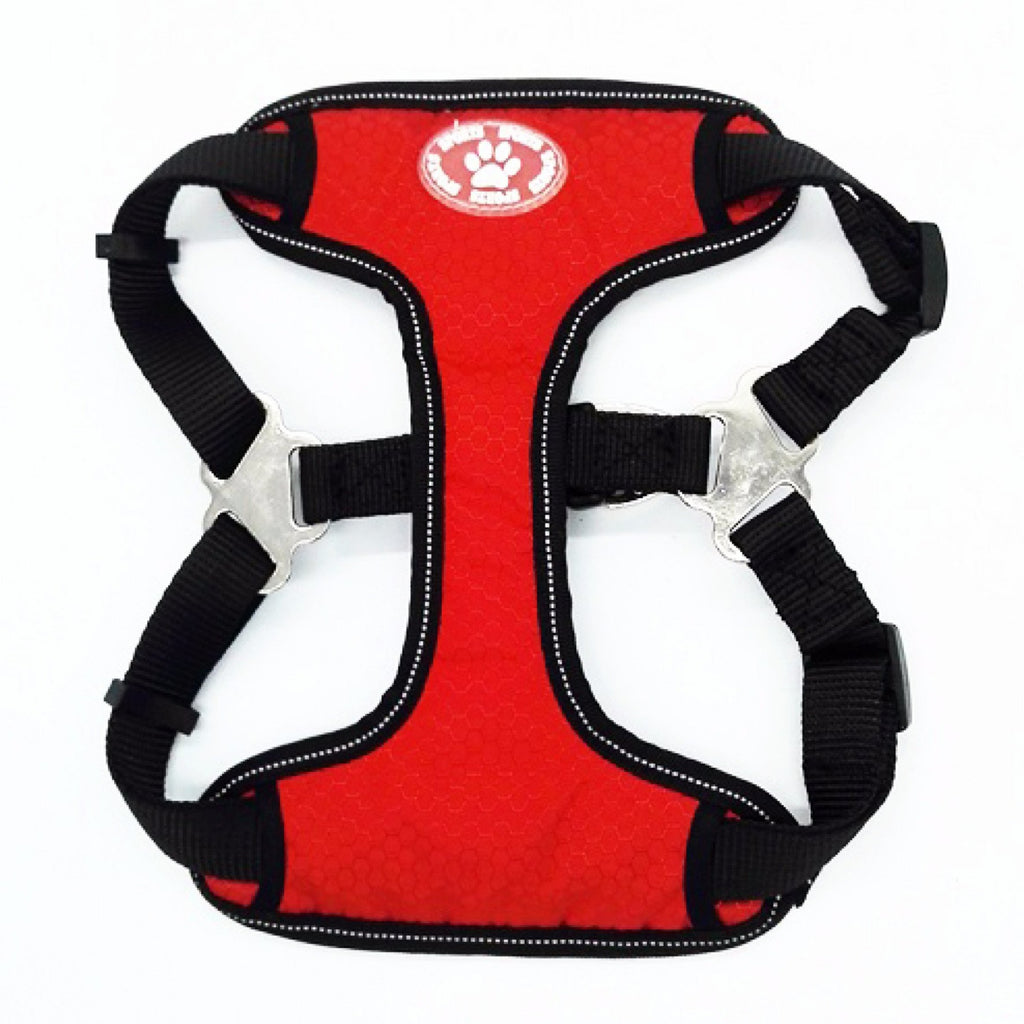 Well-constructed dog cat harness is made of premium quality, weatherproof materials and durable hardware. Safe, comfortable, convenient and durable for walking, running, hiking and riding in vehicles.