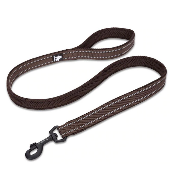 Well-constructed Reflective Dog's Soft Padded Leash with High-strength Swivel Hook is made of premium quality, weatherproof materials and durable hardware. Safe, comfortable, convenient and durable for walking, running, hiking and training.  This leash is a Perfect match for TRAITS's Brite Vibes Reflective Dog's Vest Harness for Larger Breeds