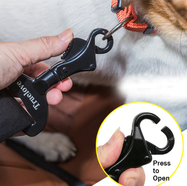 Dog Seat Belt Attachment - Universal Fit, Portable for Medium to Large Dog