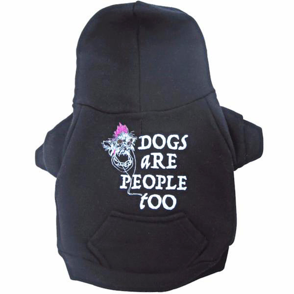 DOGS ARE PEOPLE TOO - Dog's Fleece Zip Hoodie