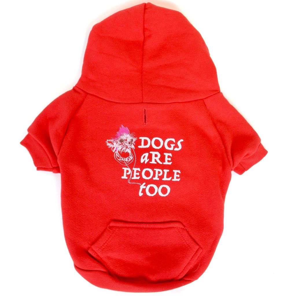 DOGS ARE PEOPLE TOO - Dog's Fleece Zip Hoodie