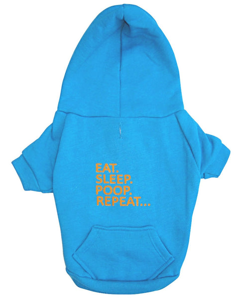 EAT. SLEEP. P**P. REPEAT... - Dog's Fleece Zip Hoodie