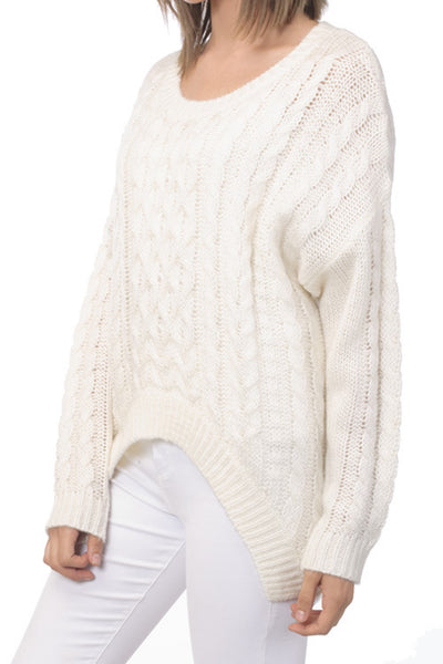 Luxurious Cable-Knit Sweater