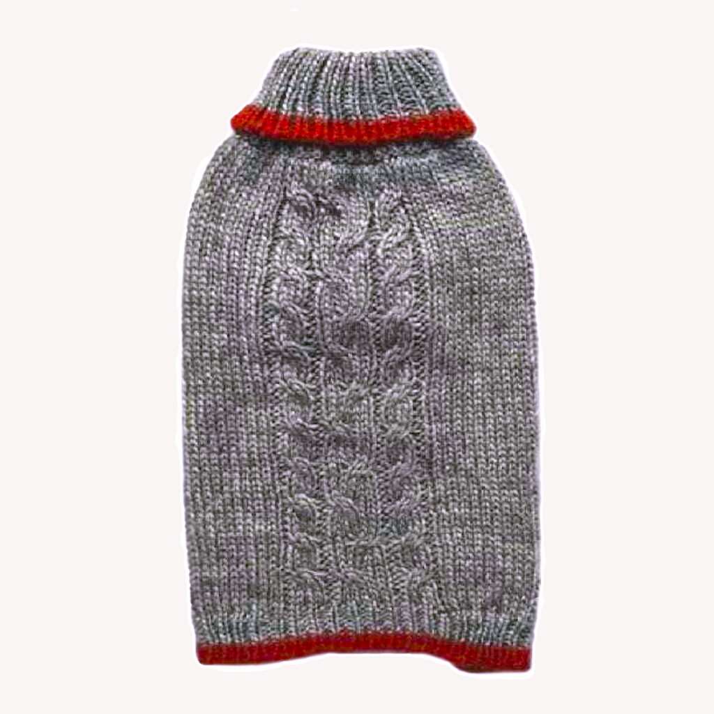 Winter is delightful for your pup or kitty in this Soft, Luxurious and well-made Norwegian-style Wool Blend Dog Cat Sweater in Grey. Keeps your dog, cat or other pet warm and stylish this holiday season and throughout the year. Comfortable and super cozy fit.