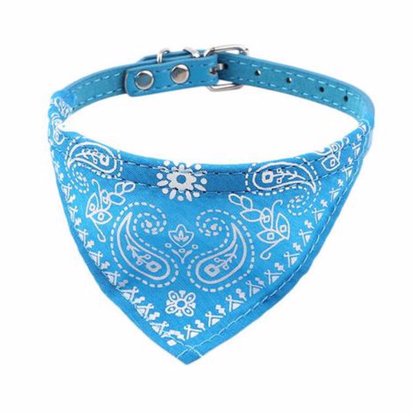 Classic American Paisley Dog Bandana Collar XX-Small to X-Large