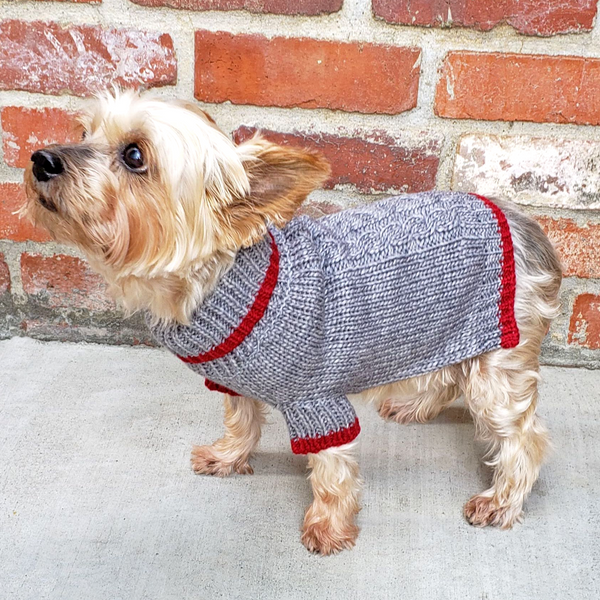 Winter is delightful for your pup or kitty in this Soft, Luxurious and well-made Norwegian-style Wool Blend Dog Cat Sweater in Grey. Keeps your dog, cat or other pet warm and stylish this holiday season and throughout the year. Comfortable and super cozy fit.