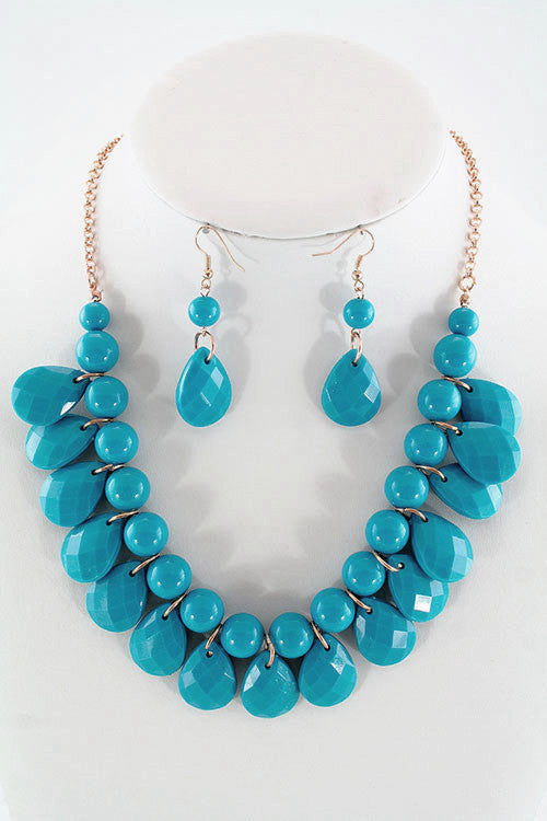 Teardrop Necklace Set