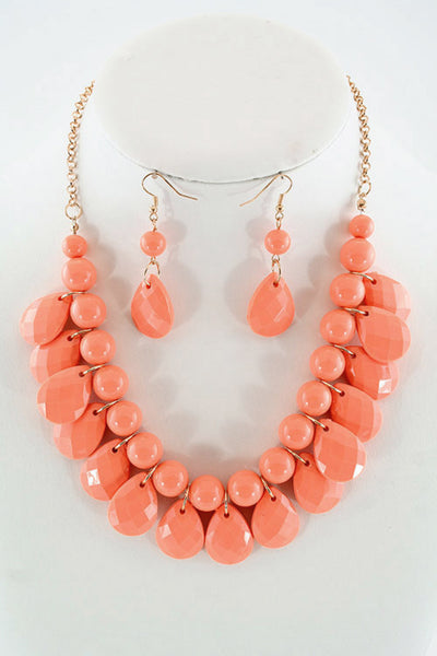 Teardrop Necklace Set