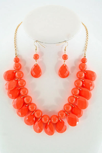 Teardrop Necklace Set