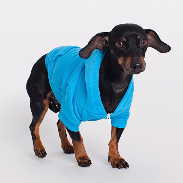 Watch * Dog - X-Small Dog's Fleece Zip Hoodie