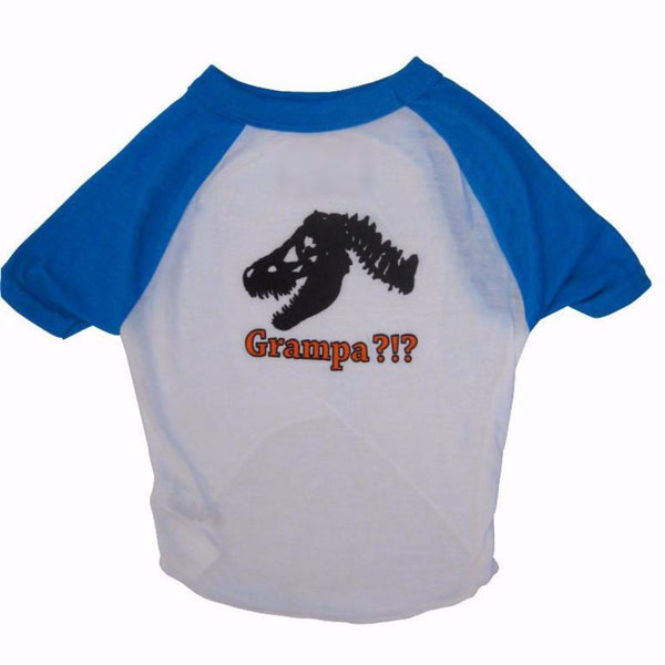 Perfect for your little T. Rex all year round. Soft, superior quality Dog's T-shirt with cute graphic art is made to fit your dog's body comfortably. Bright, fun and adorable.