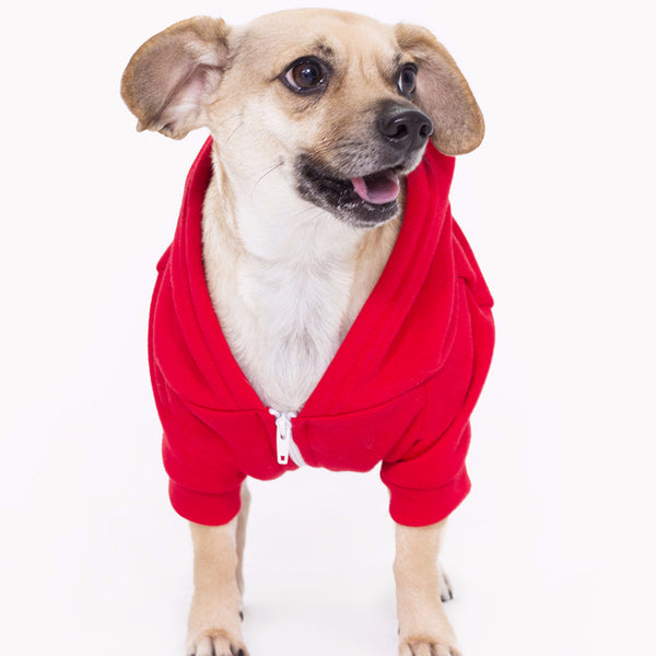 Watch * Dog - X-Small Dog's Fleece Zip Hoodie