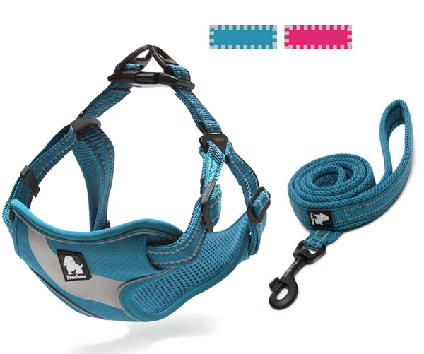 Well-constructed Dog Sport Reflective Vest Harness and Leash are made of premium quality, weatherproof materials and durable hardware. Safe, comfortable, convenient and durable for walking, running, hiking and riding in vehicles. NOT RECOMMENDED FOR DOGS UNDER 10 lbs.