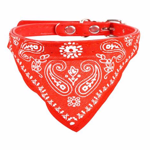 Classic American Paisley Dog Bandana Collar XX-Small to X-Large