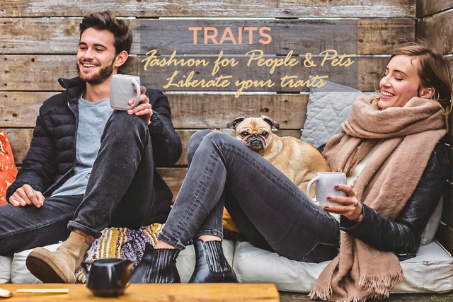 TRAITS. Fashion for people and pets @ itraits.com. Liberate your traits.
