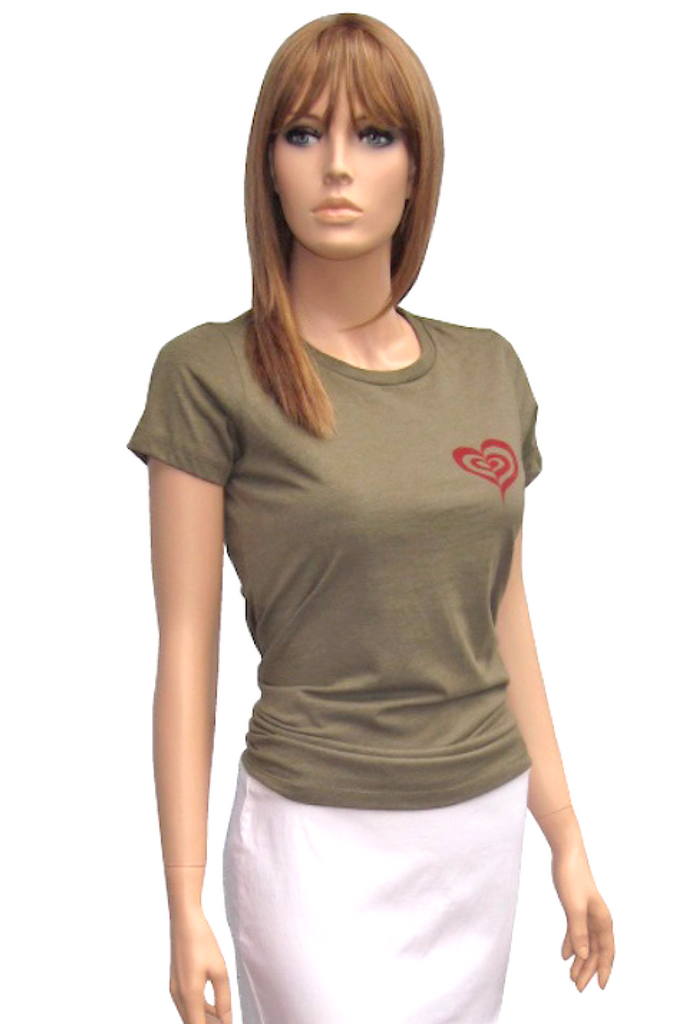 Heart to Heart - Fitted T-shirt in Two Colors
