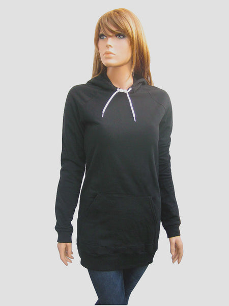 Pullover Hoodie Dress with Abstract Design