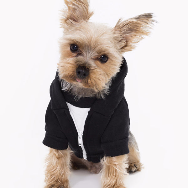 Watch * Dog - X-Small Dog's Fleece Zip Hoodie