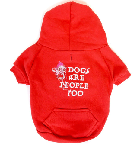 DOGS ARE PEOPLE TOO - Dog's Fleece Zip Hoodie