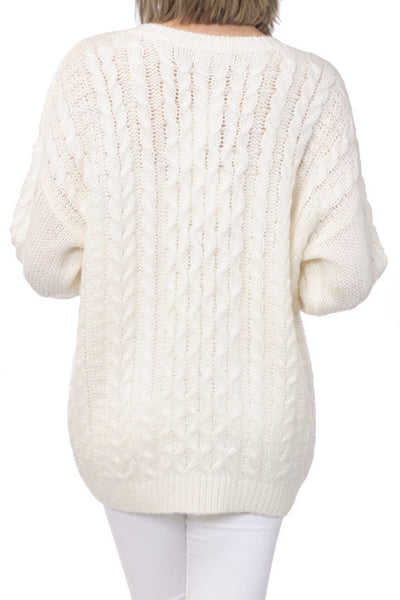 Luxurious Cable-Knit Sweater