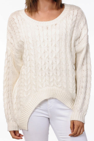Luxurious Cable-Knit Sweater