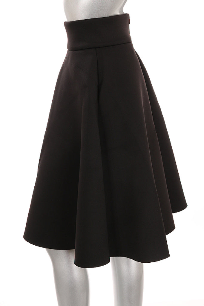 A-Line Skirt with Back Zipper Small / Black A-Line Skirt with Back Zipper Small / Black
