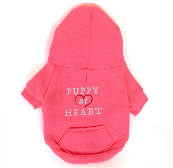 PUPPY AT HEART - Dog's Fleece Zip Hoodie