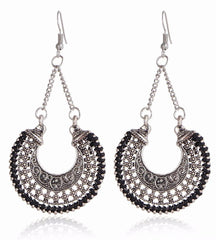 Bohemian Tibetan Vintage Round Drop Style Earrings