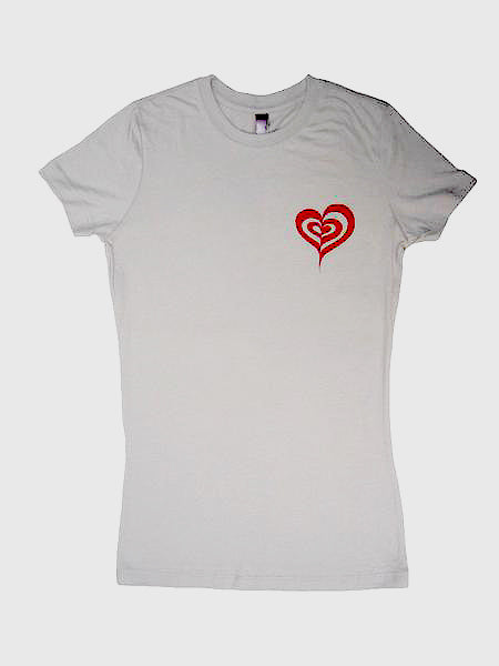 Heart to Heart - Fitted T-shirt in Two Colors