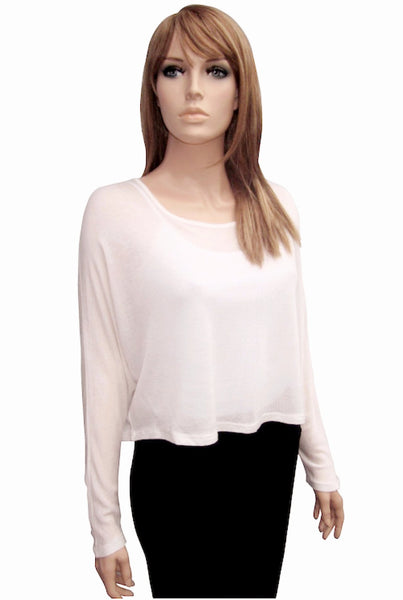 Silky Cropped Top in Two Colors
